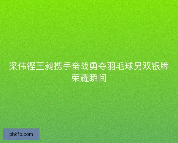 梁伟铿王昶携手奋战勇夺羽毛球男双银牌荣耀瞬间